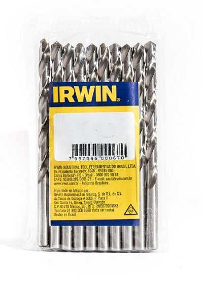 Broca de Acero Rápido HSS IRWIN