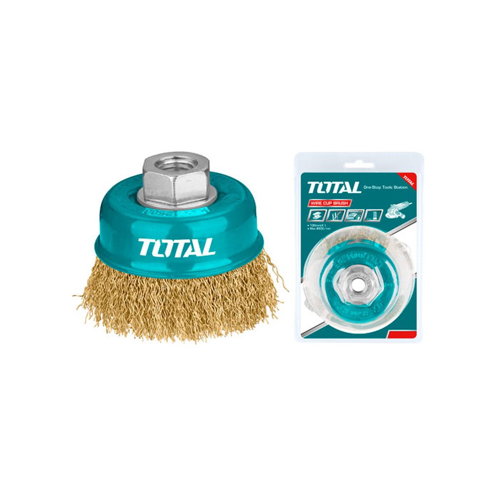 CEPILLO DE ALAMBRE COPA DIAMETRO 3" ROSCA 5/8"-11UNC 12500RPM