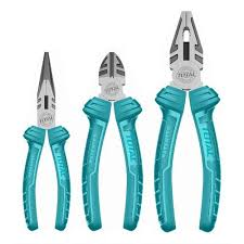 ALICATES COMBINADO 7", PUNTA LARGA 6" Y CORTE DIAGONAL 6"