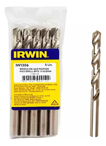 Broca de Acero Rápido HSS IRWIN